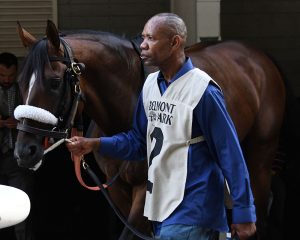 Preservationist wins the prestigious G2 Suburban at Belmont Park for Centennial Farms thoroughbred racing partnership.
