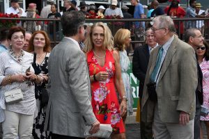 Preservationist wins the prestigious G2 Suburban at Belmont Park for Centennial Farms thoroughbred racing partnership.