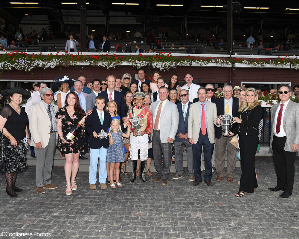Preservationist takes the prestigious G1 Woodward at Saratoga Race Course for Centennial Farms thoroughbred racing partnership.