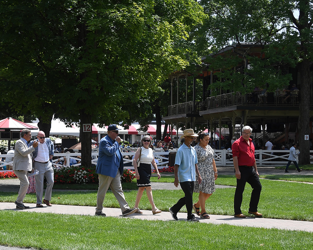 Members of the Centennial Farms' 2022 Hamilton LLC Thoroughbred racing partnership that owns Illuminare (City of Light - I Still Miss You), before winning an allowance at Saratoga Race Course with Irad Ortiz, Jr. aboard.