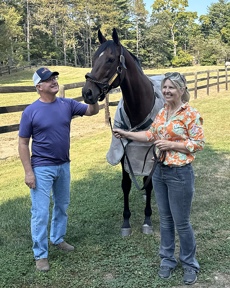 Don Little, Jr. and Holly Little with Wicked Strong in Ipswich.