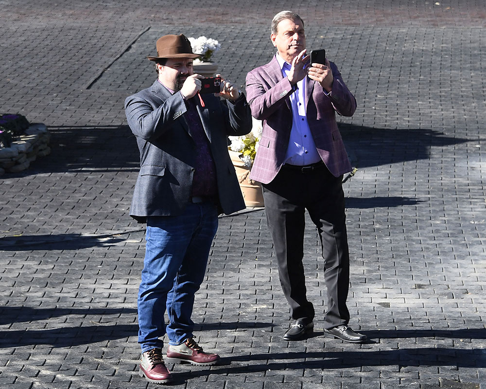 Owners of Illuminare (City of Light - I Still Miss You), part of Centennial Farms' 2022 Hamilton LLC Thoroughbred racing partnership, before winning an allowance at Belmont at The Big A with Irad Ortiz, Jr. aboard.