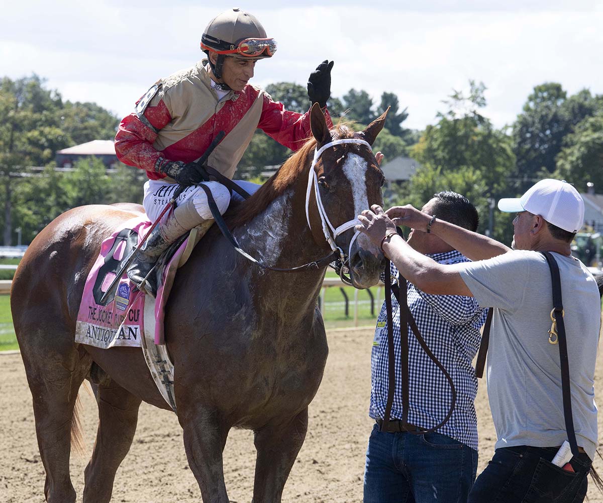 Antiquarian (Preservationist - Lifetime Memory, by Istan), the 2022 Preservationist LLC Thoroughbred racing partnership through Centennial Farms, winner of the G1 Jockey Club Gold Cup at Saratoga, a Win And You're In Race for the Breeders' Cup Classic.