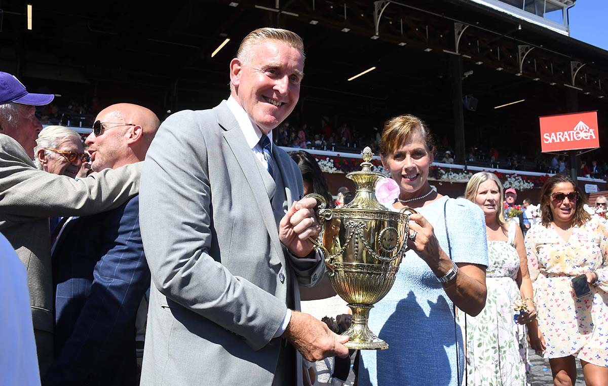 Antiquarian (Preservationist - Lifetime Memory, by Istan), the 2022 Preservationist LLC Thoroughbred racing partnership through Centennial Farms, winner of the G1 Jockey Club Gold Cup at Saratoga, a Win And You're In Race for the Breeders' Cup Classic.
