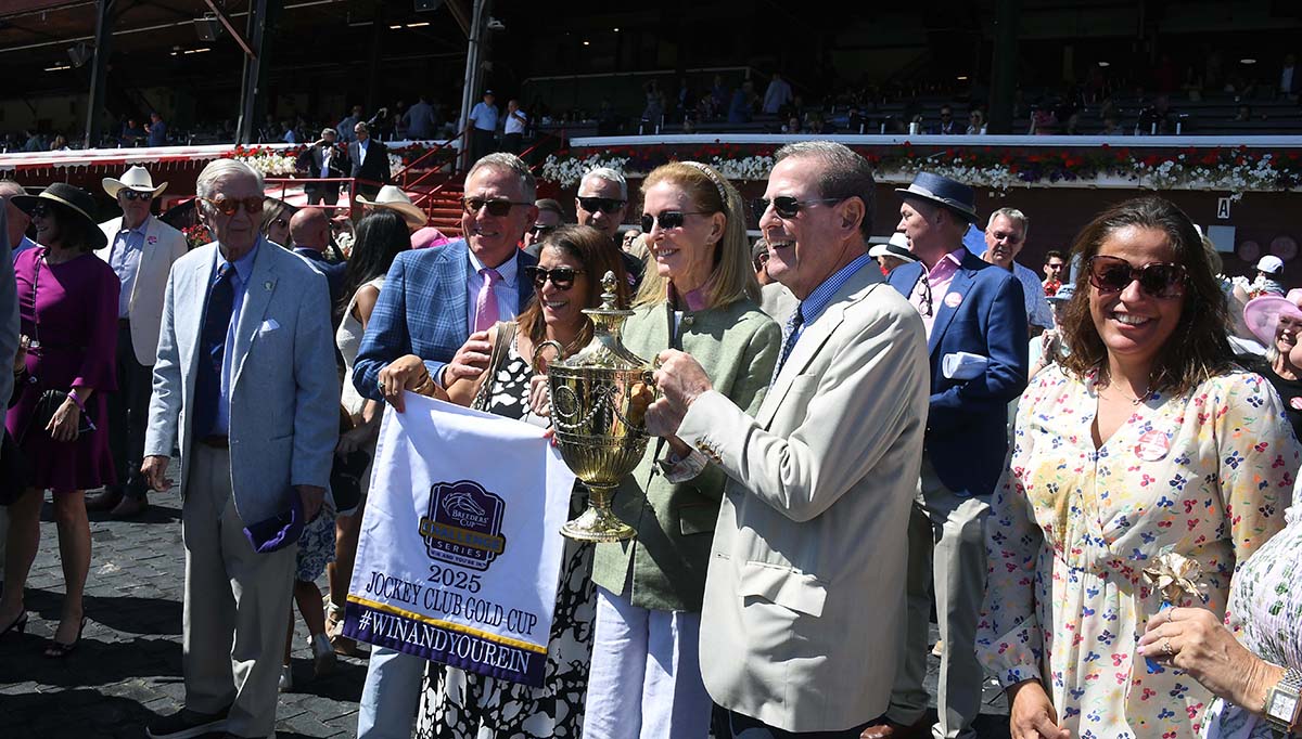 Antiquarian (Preservationist - Lifetime Memory, by Istan), the 2022 Preservationist LLC Thoroughbred racing partnership through Centennial Farms, winner of the G1 Jockey Club Gold Cup at Saratoga, a Win And You're In Race for the Breeders' Cup Classic.