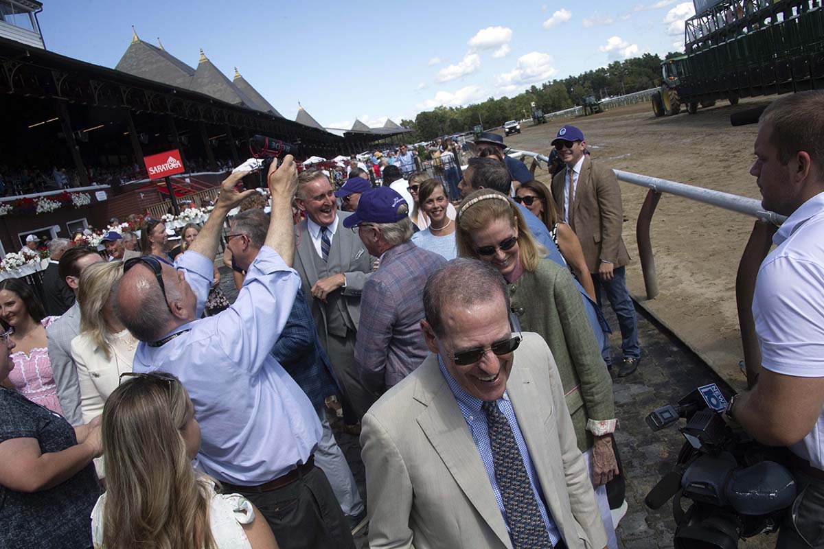 Antiquarian (Preservationist - Lifetime Memory, by Istan), the 2022 Preservationist LLC Thoroughbred racing partnership through Centennial Farms, winner of the G1 Jockey Club Gold Cup at Saratoga, a Win And You're In Race for the Breeders' Cup Classic.