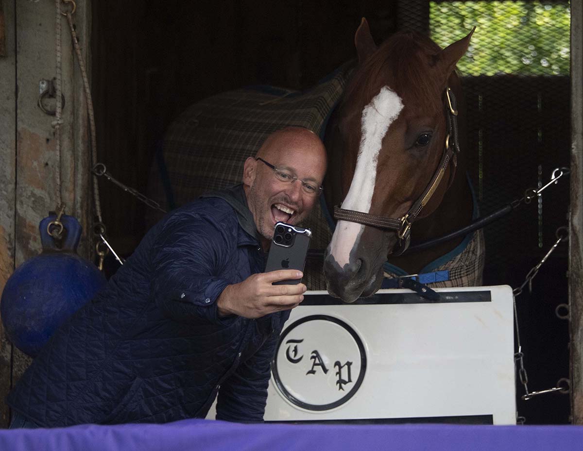 Antiquarian (Preservationist - Lifetime Memory, by Istan), the 2022 Preservationist LLC Thoroughbred racing partnership through Centennial Farms, winner of the G1 Jockey Club Gold Cup at Saratoga, a Win And You're In Race for the Breeders' Cup Classic.